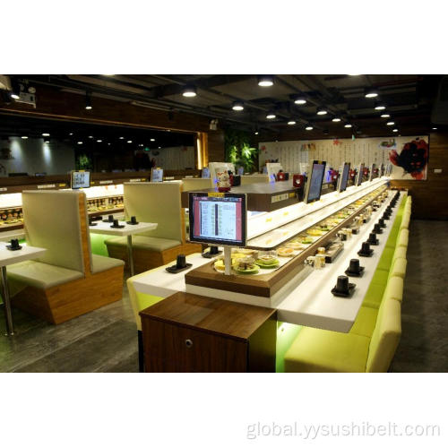 Conveyor Belt Sushi Linear track meal delivery device Supplier